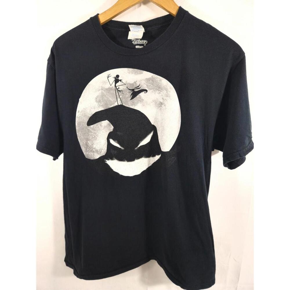 Nightmare Before Christmas Jack Zero And Oggy Moon Disney T-Shirt Size Large